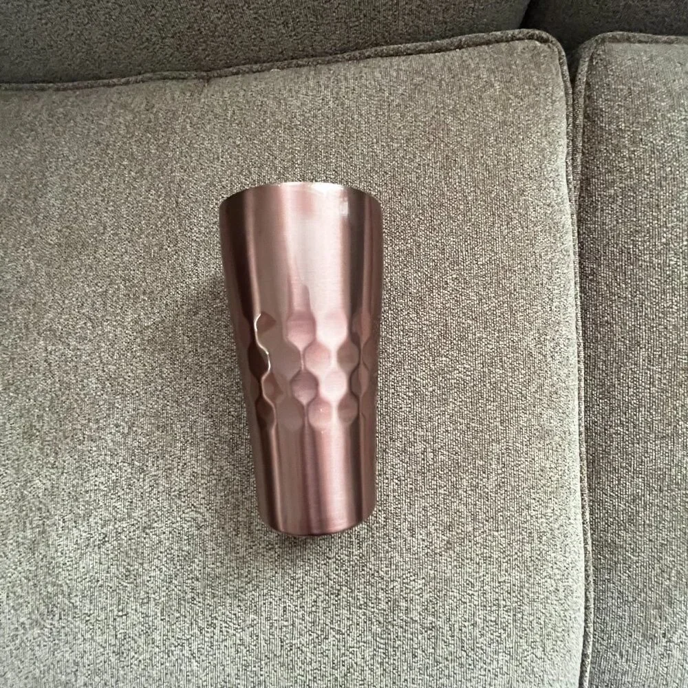 NEW} Primula Rose Gold Insulated Stainless Steel Tumbler /With Accessories - Picture 2 of 11